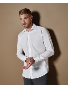 K-KK192-Mens Slim Fit Business Shirt Long Sleeve 2